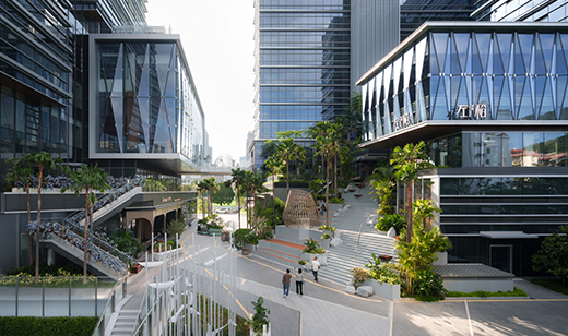 字节跳动厦门办公楼园林景观专业分包工程